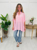 Let It Be Easy Top In Cloud Pink