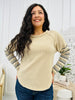 REG/CURVY It's Too Easy Top In Taupe