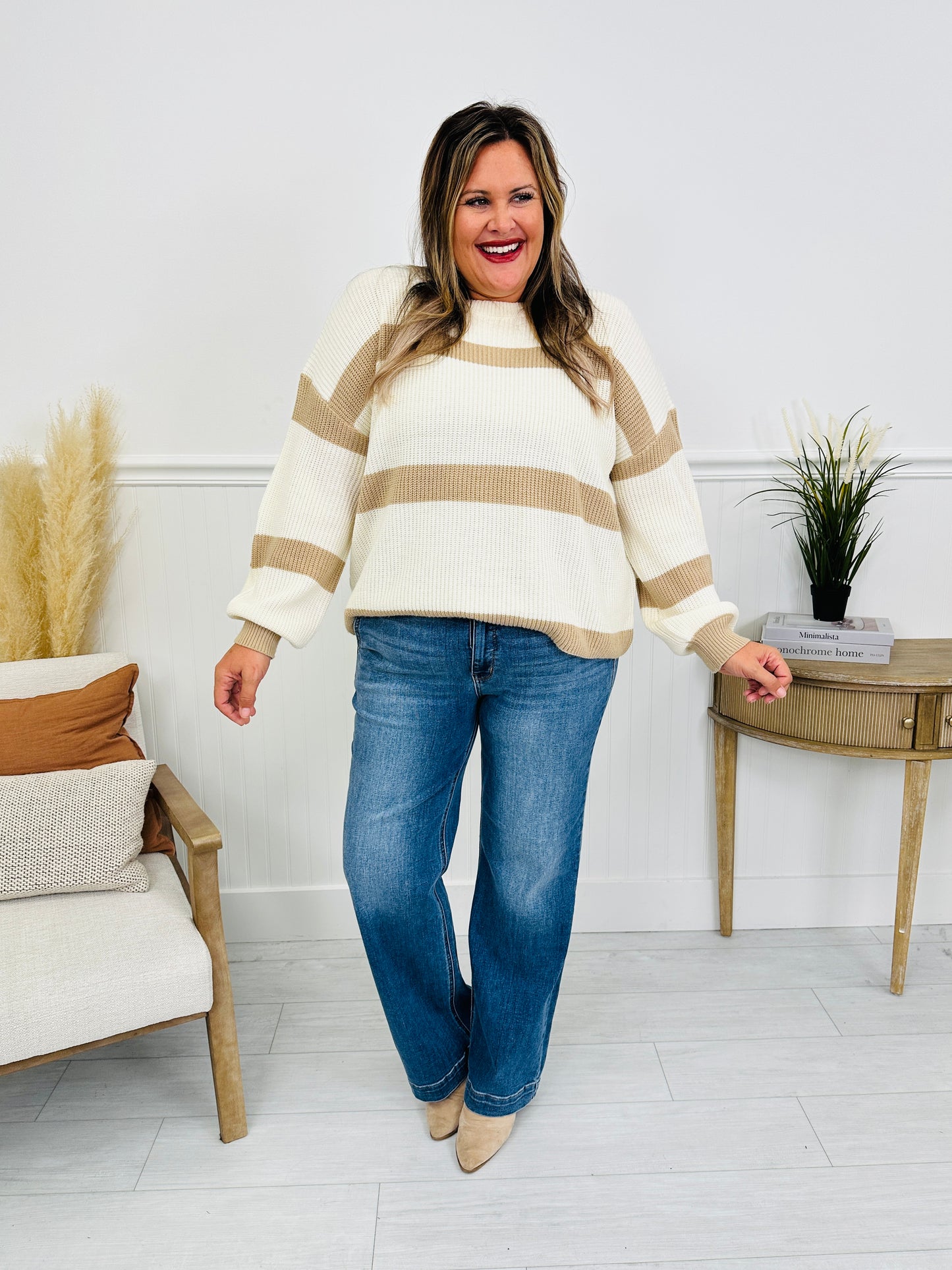 Judy Blue REG/CURVY Double Trouble Wide Leg Jeans