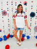 Shimmering Independence Top