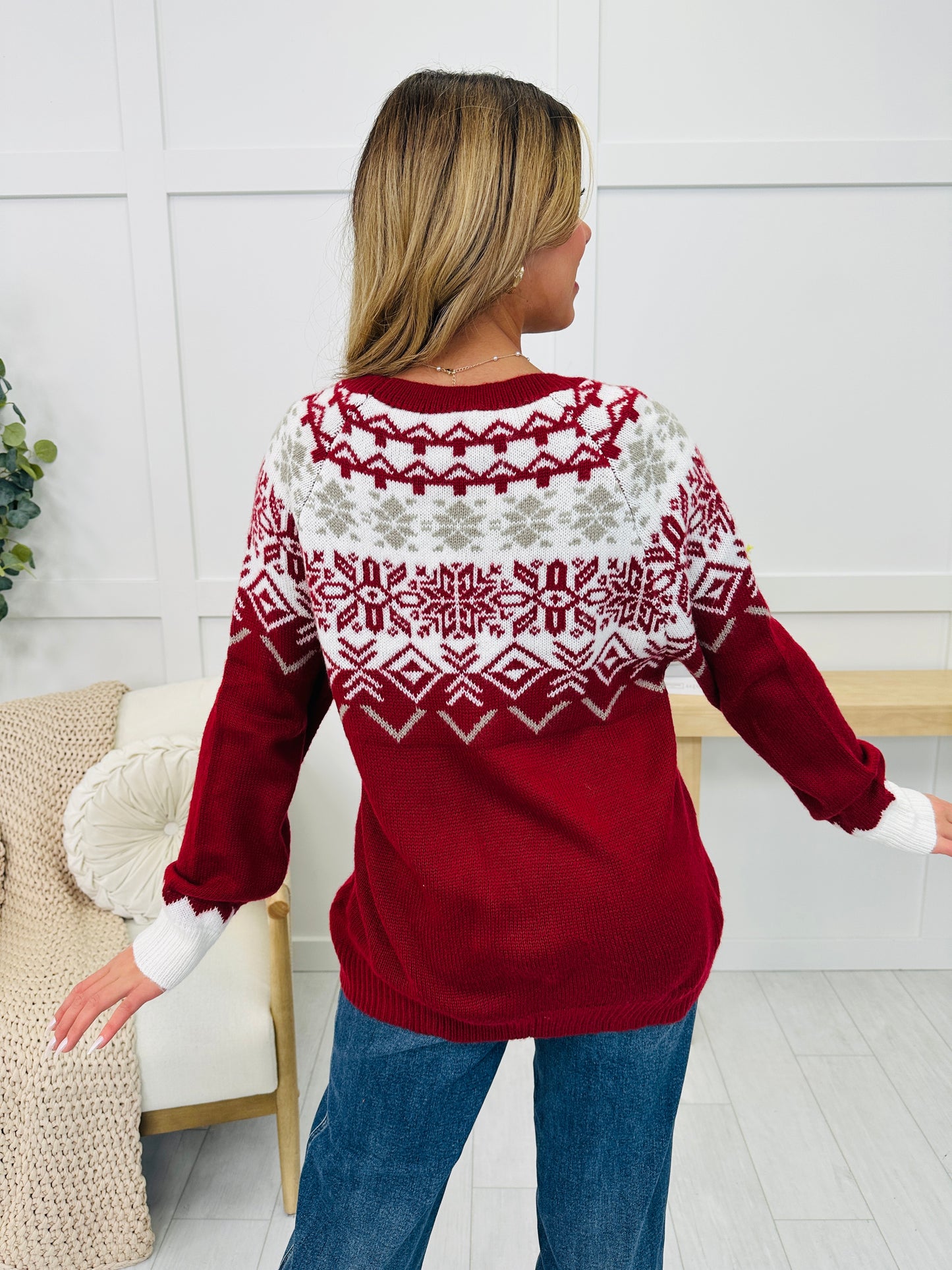 REG/CURVY Frosted Cheer Sweater