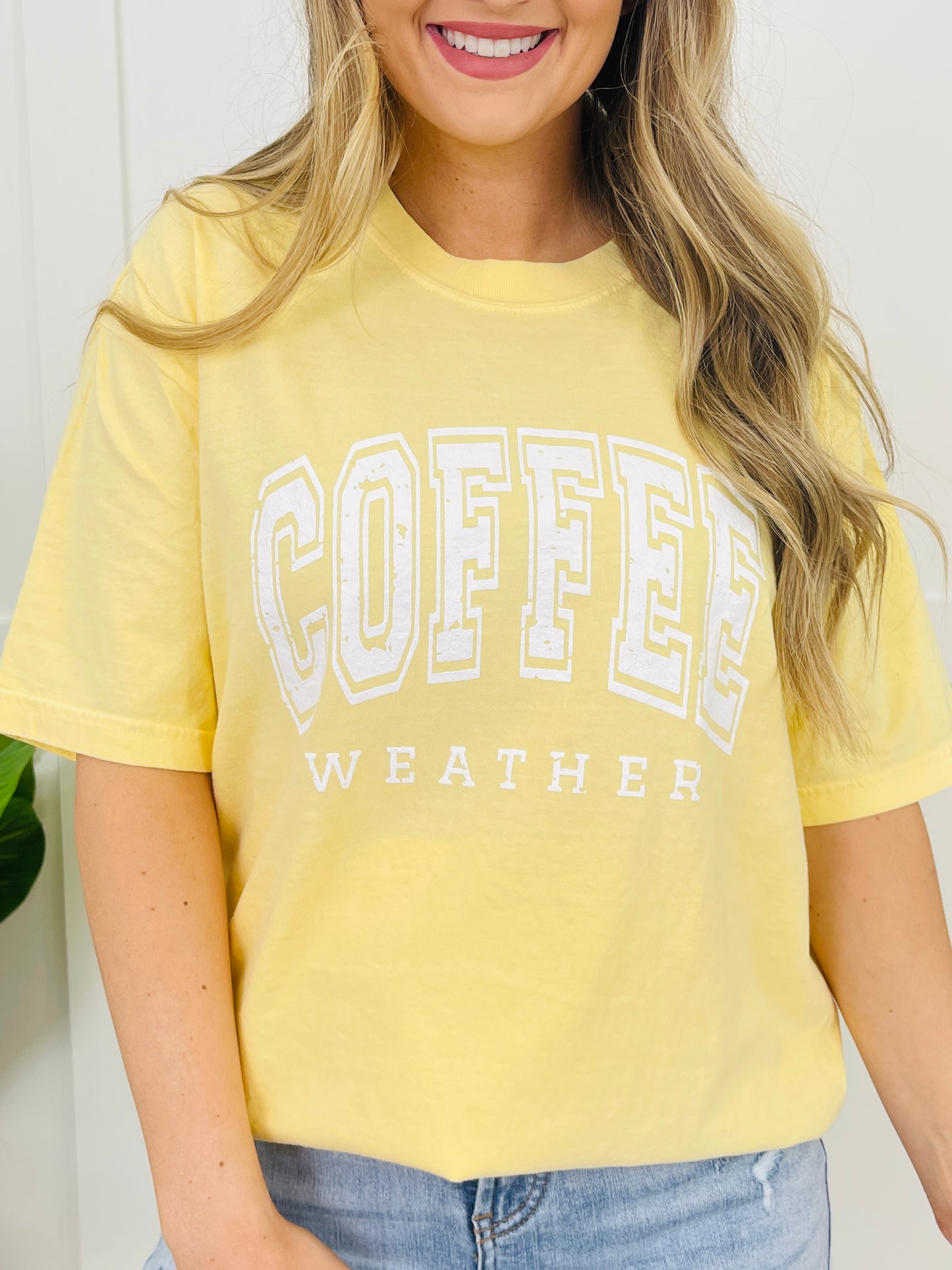 Coffee Weather Graphic Tee in Multiple Colors