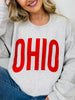 Ohio Reversible OH Graphic Crewneck Sweatshirt