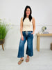 Stretch Your Limits Tummy Control Cropped Wide Leg Jeans
