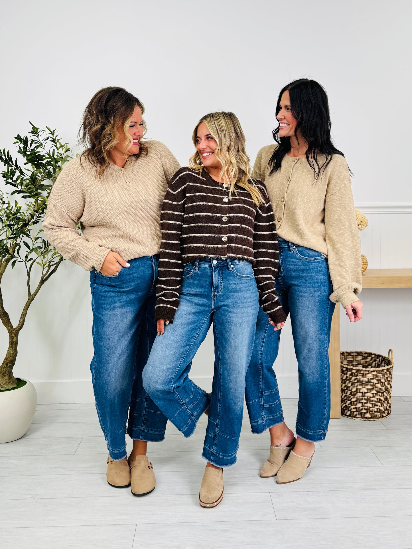 Be Basic Barrel Jeans with Tummy Control