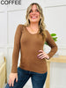 RESTOCK! REG/CURVY Seamless Reversible V Neck Long Sleeve Shapewear Top- Multiple Colors!