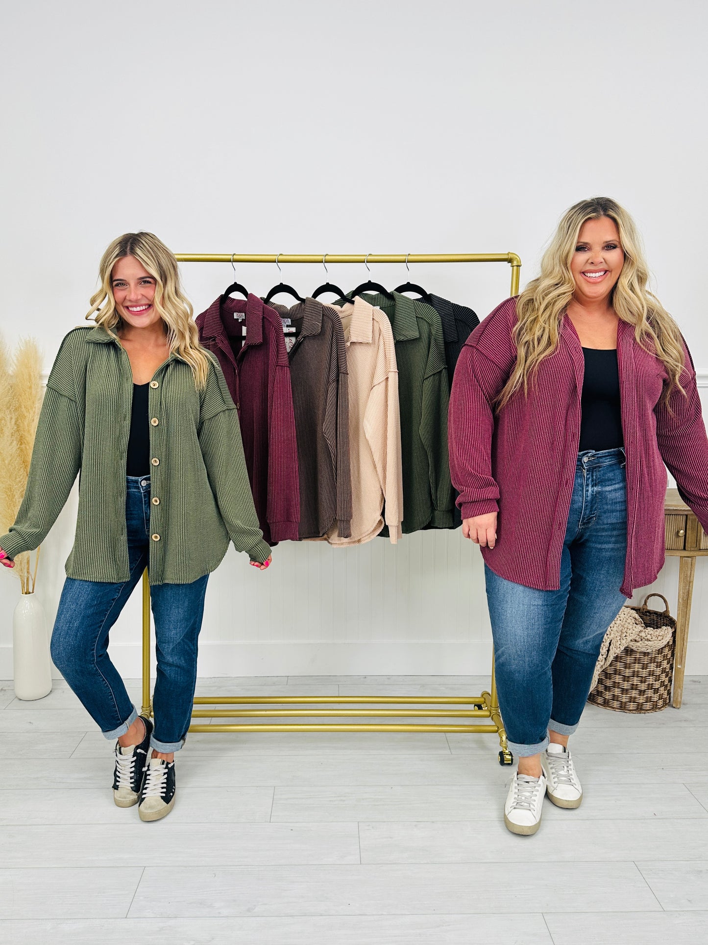 Fall Feelings Shacket In Multiple Colors