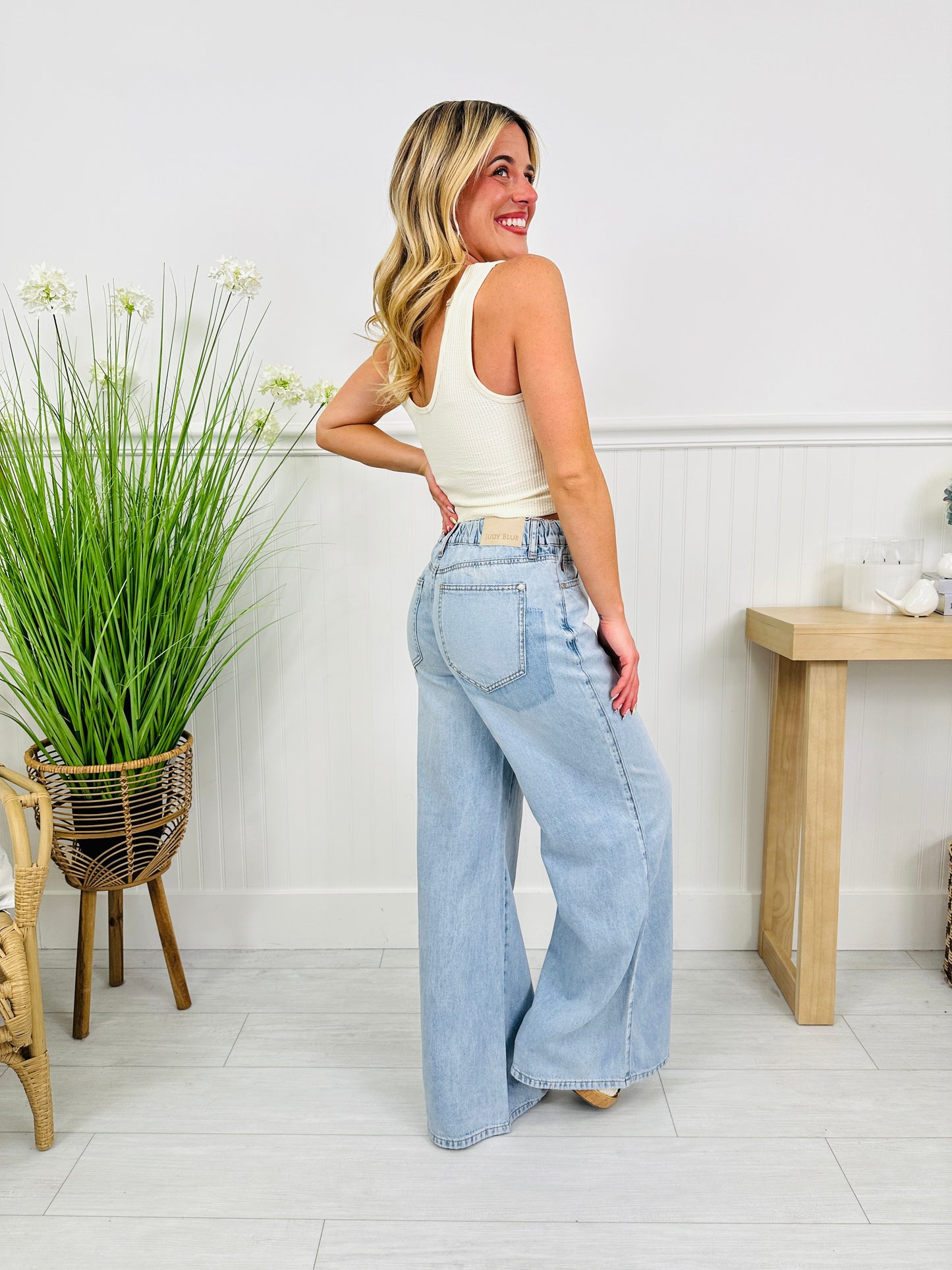 Judy Blue Feeling Fresh Palazzo Jeans
