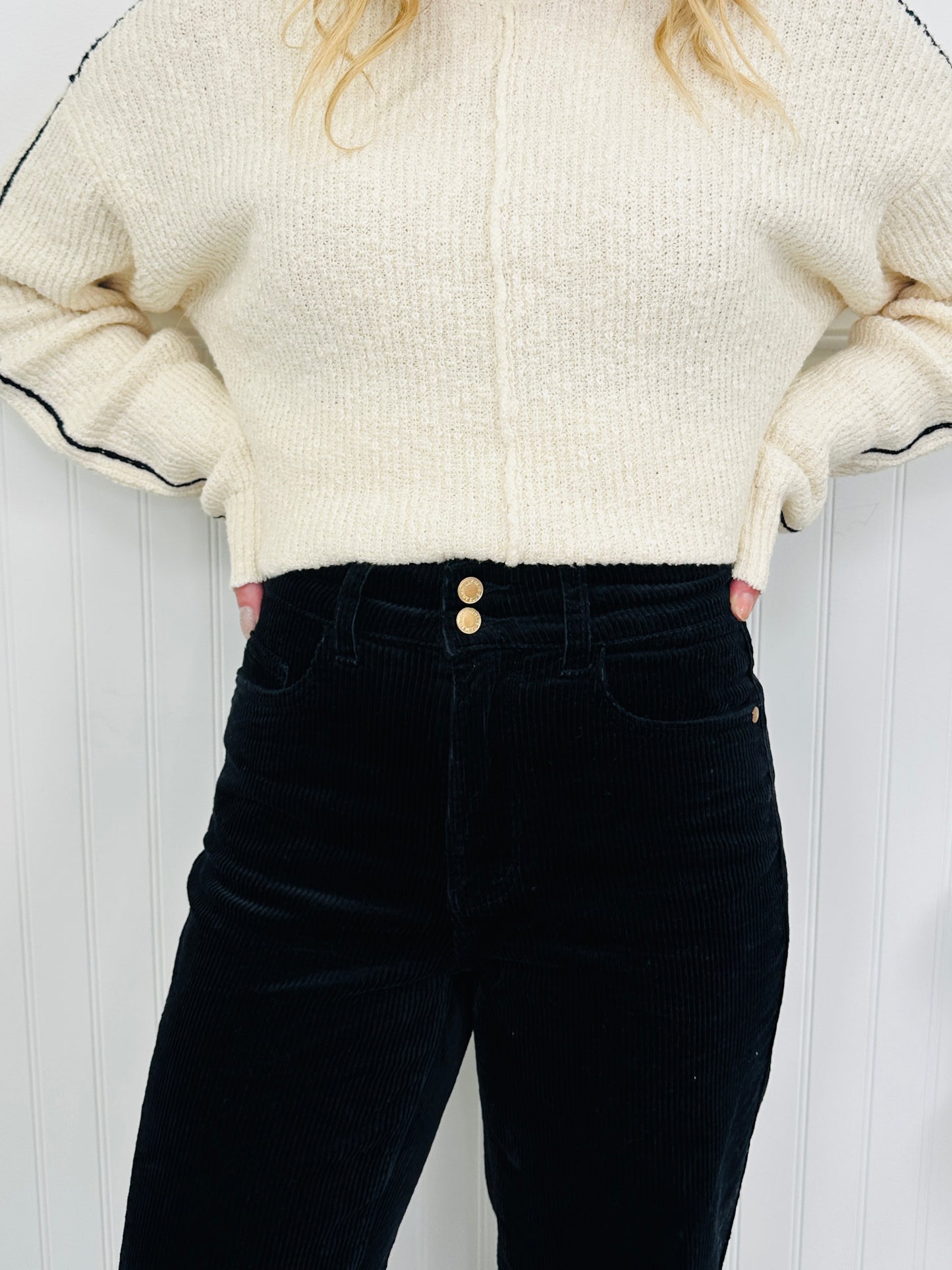 Judy Blue Coordinated Corduroy Wide Leg Pants