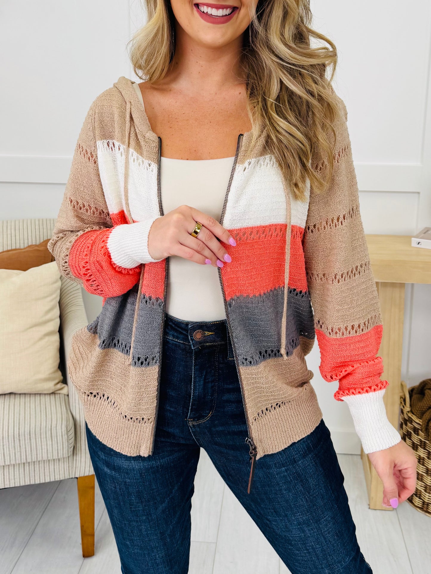 Stripe Things Up Jacket
