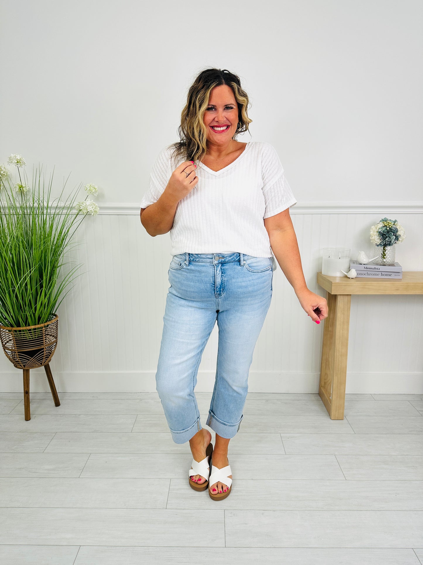 Set it Straight Tummy Control MOCO Exclusive Straight Leg Jeans