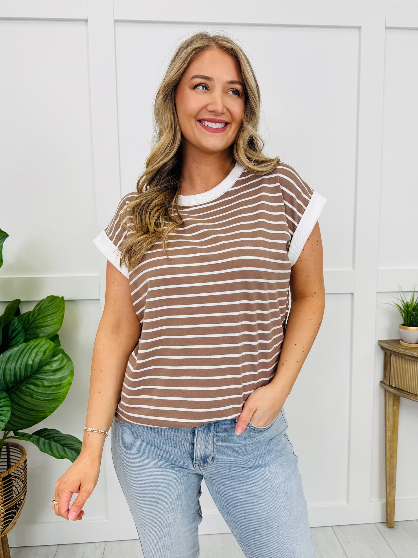Staying In Line Top In Multiple Colors