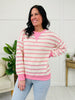 Rosy Ripples Sweater