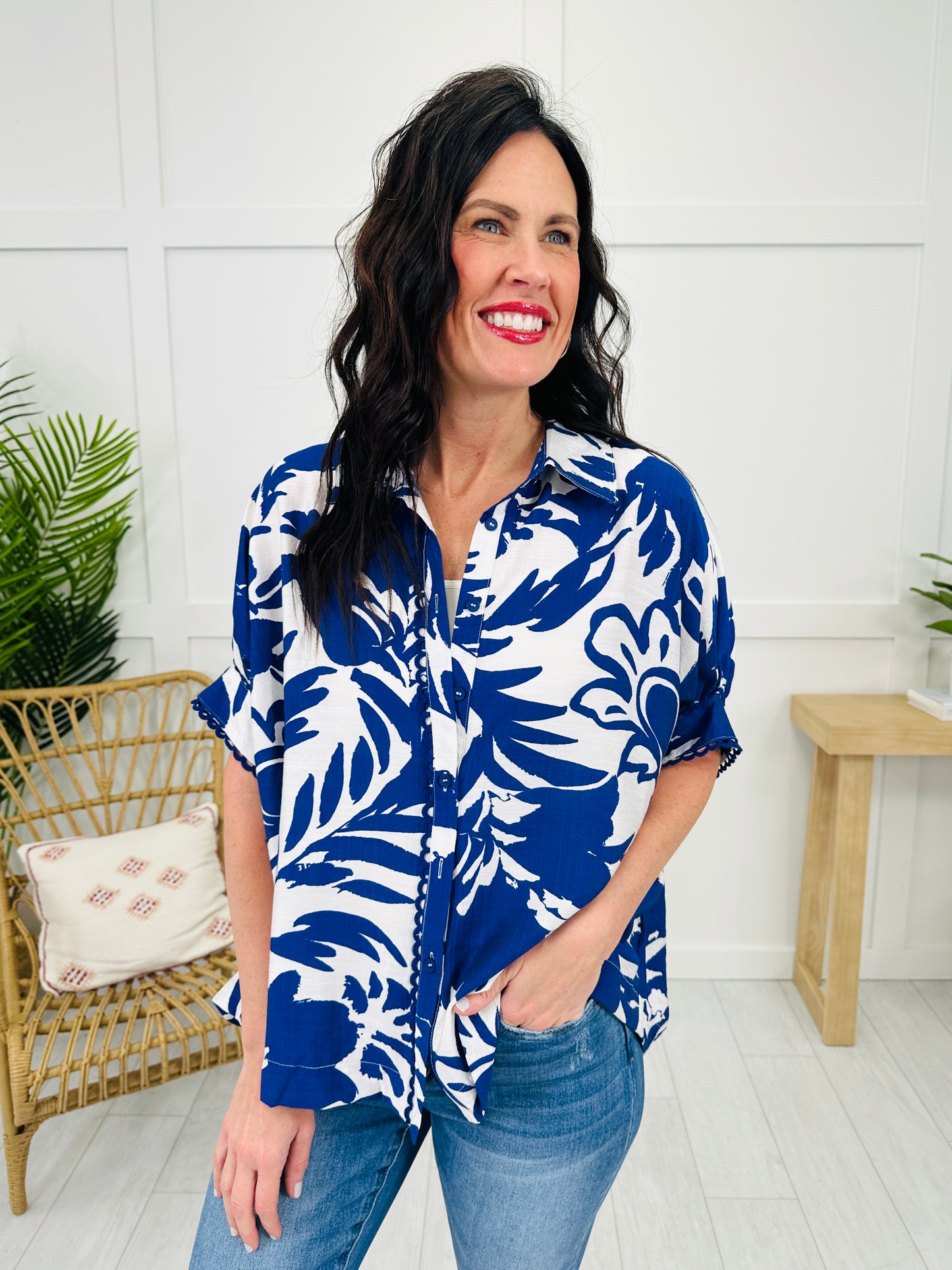 Seaside Blooms Top