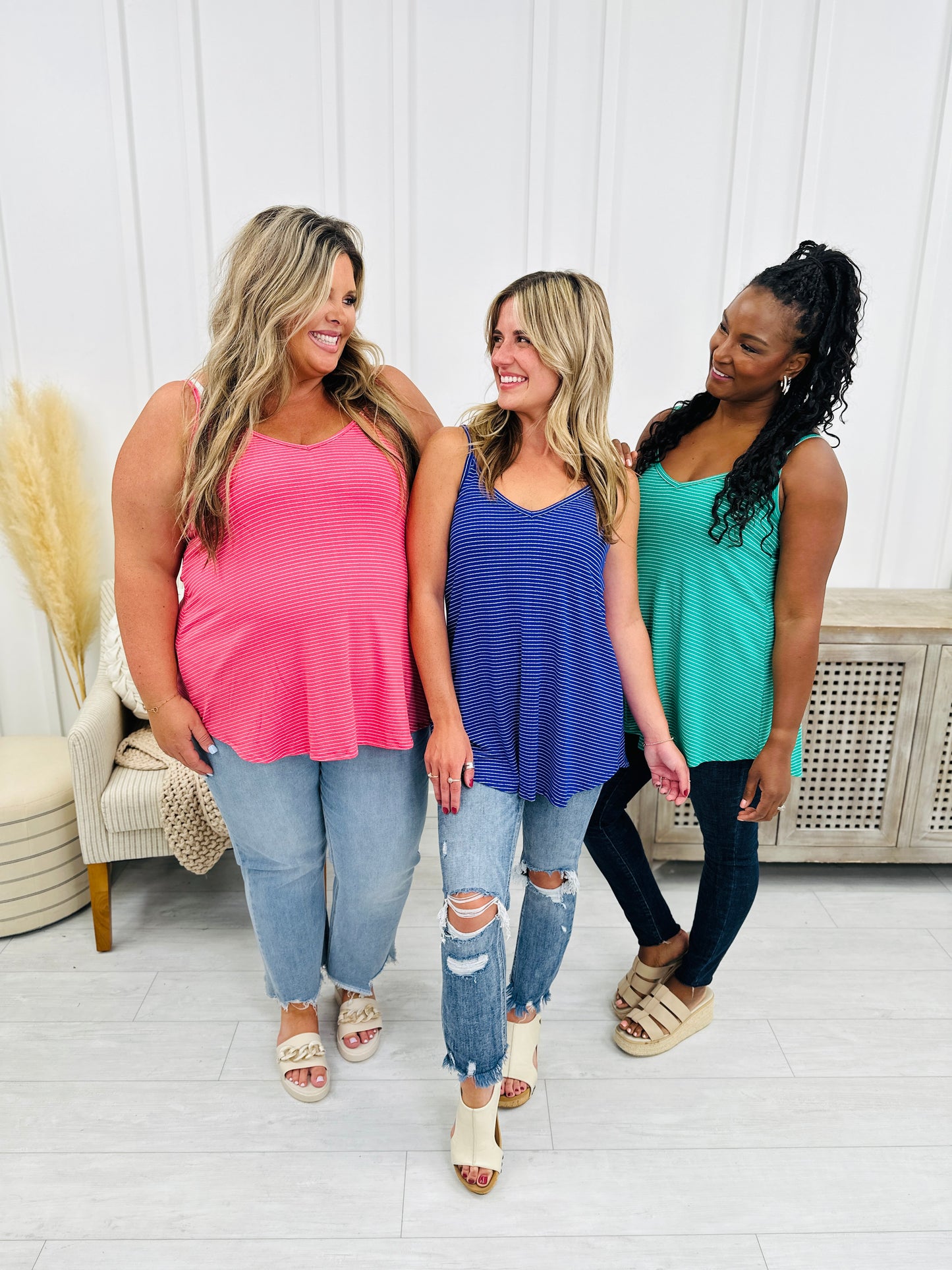 DOORBUSTER! REG/CURVY Summer Feels Tank Top- Multiple Colors!