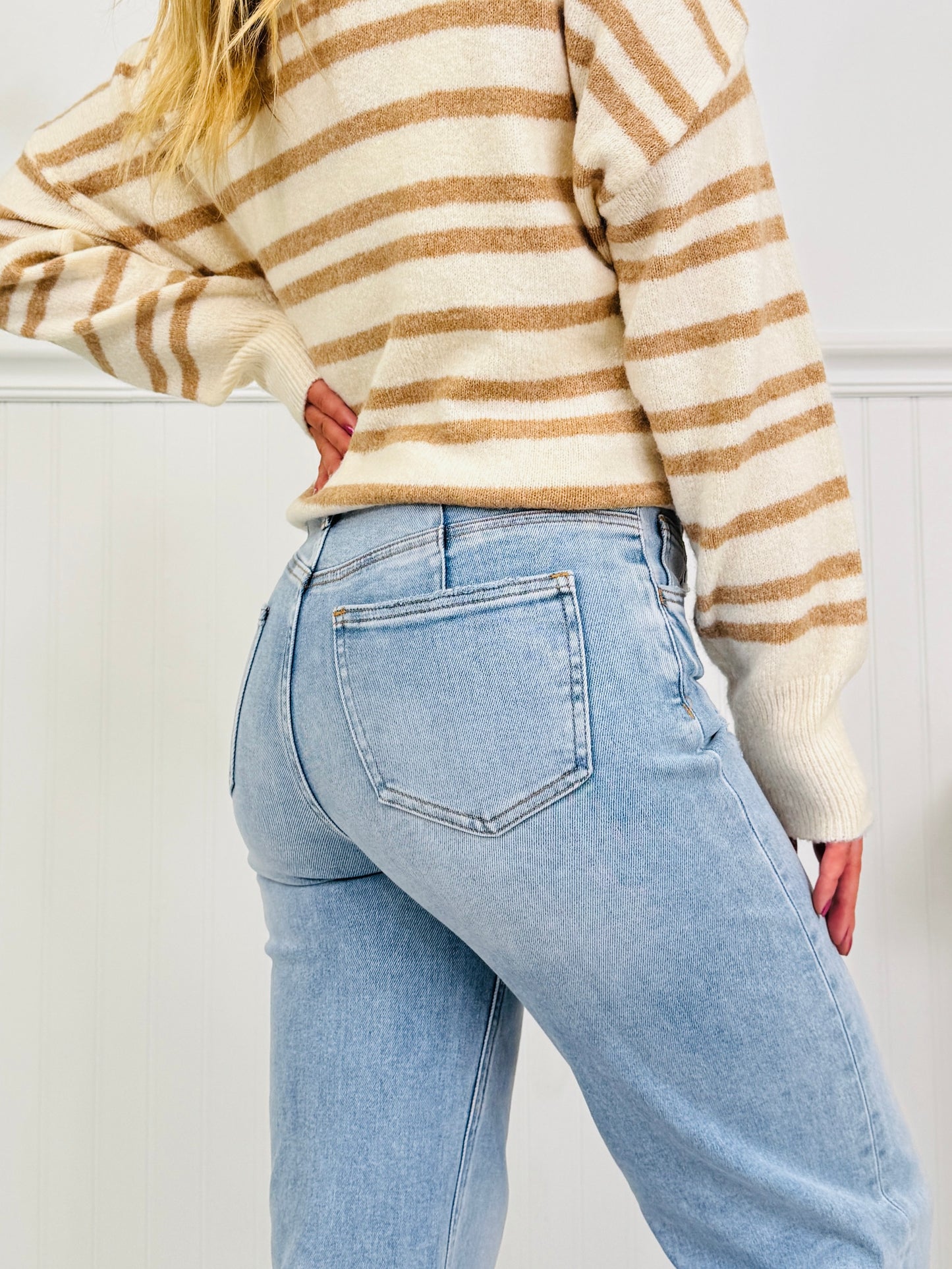 Your Best Side Wide Leg Tummy Control Jeans in Multiple Inseams