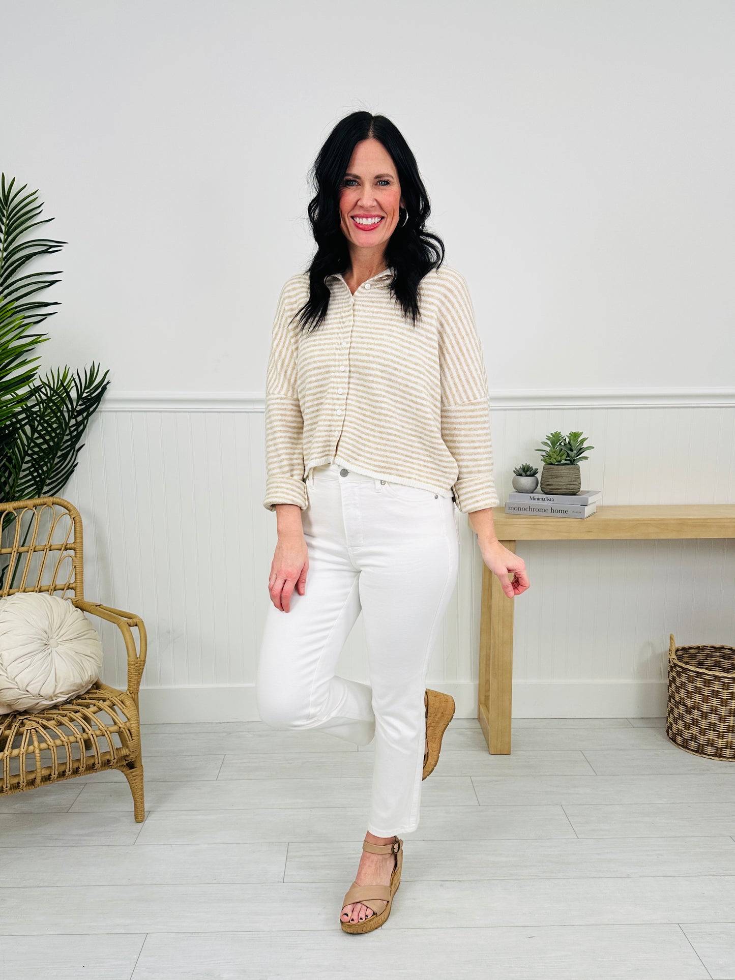 Judy Blue Turn The Page Tummy Control Ankle Straight Jeans