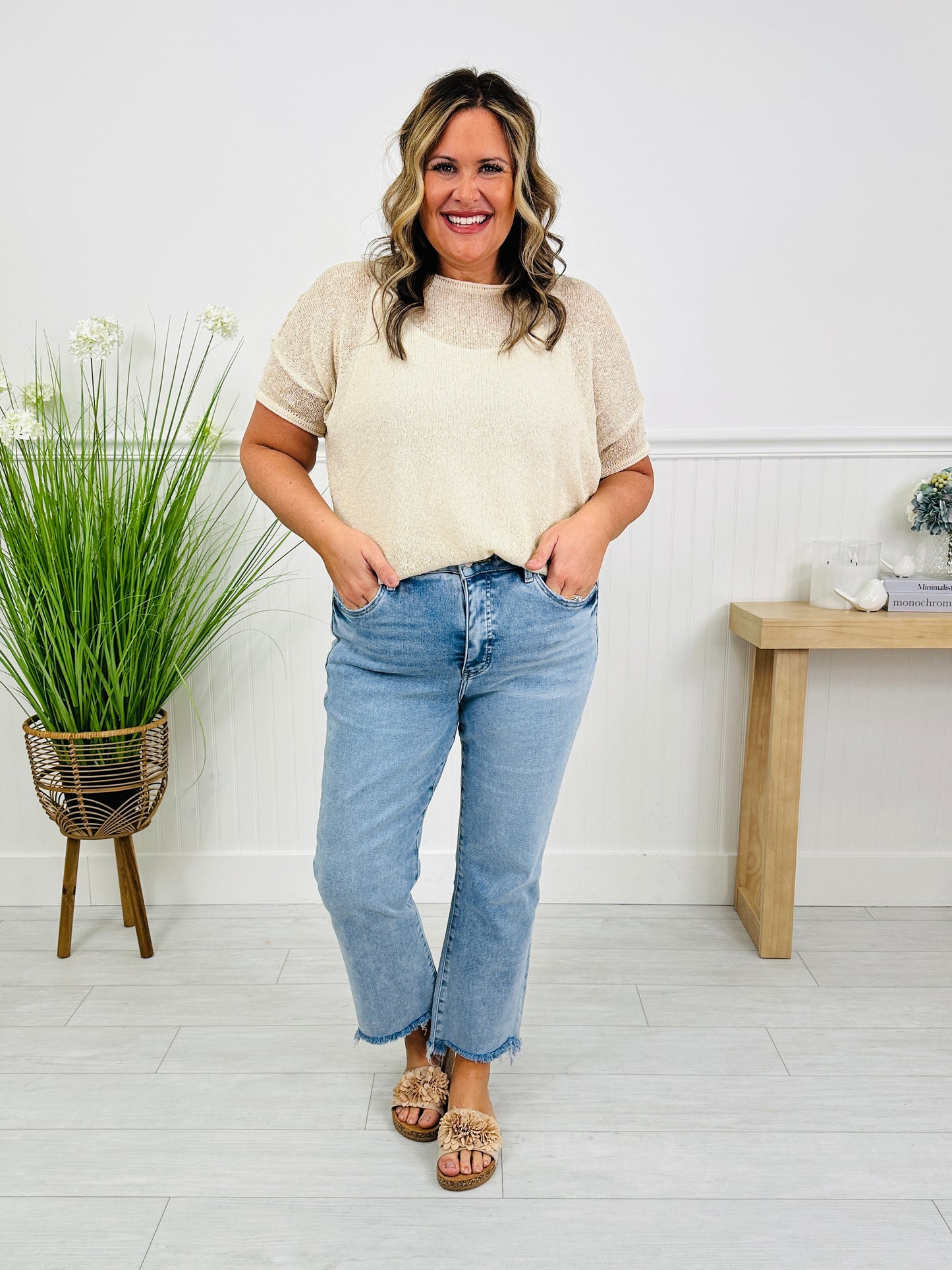 Bring The Flare Tummy Control Kick Flare Jeans