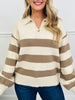 Chilly Day Charm Sweater in Camel