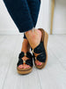 City Chic Wedges In Black
