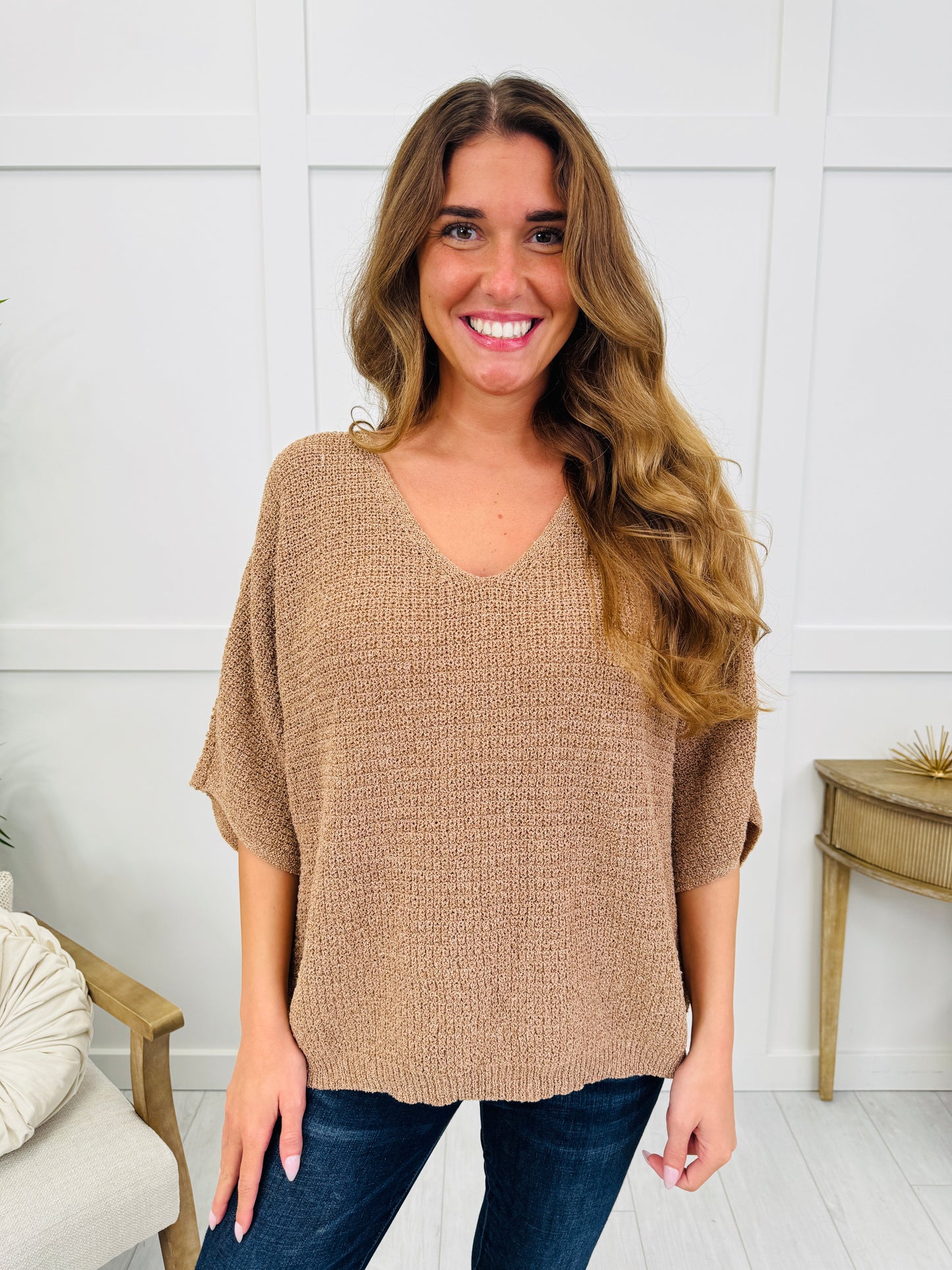 Rustic Charm Sweater In Multiple Colors