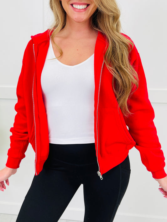 Off Duty Zip Hoodie in Multiple Colors