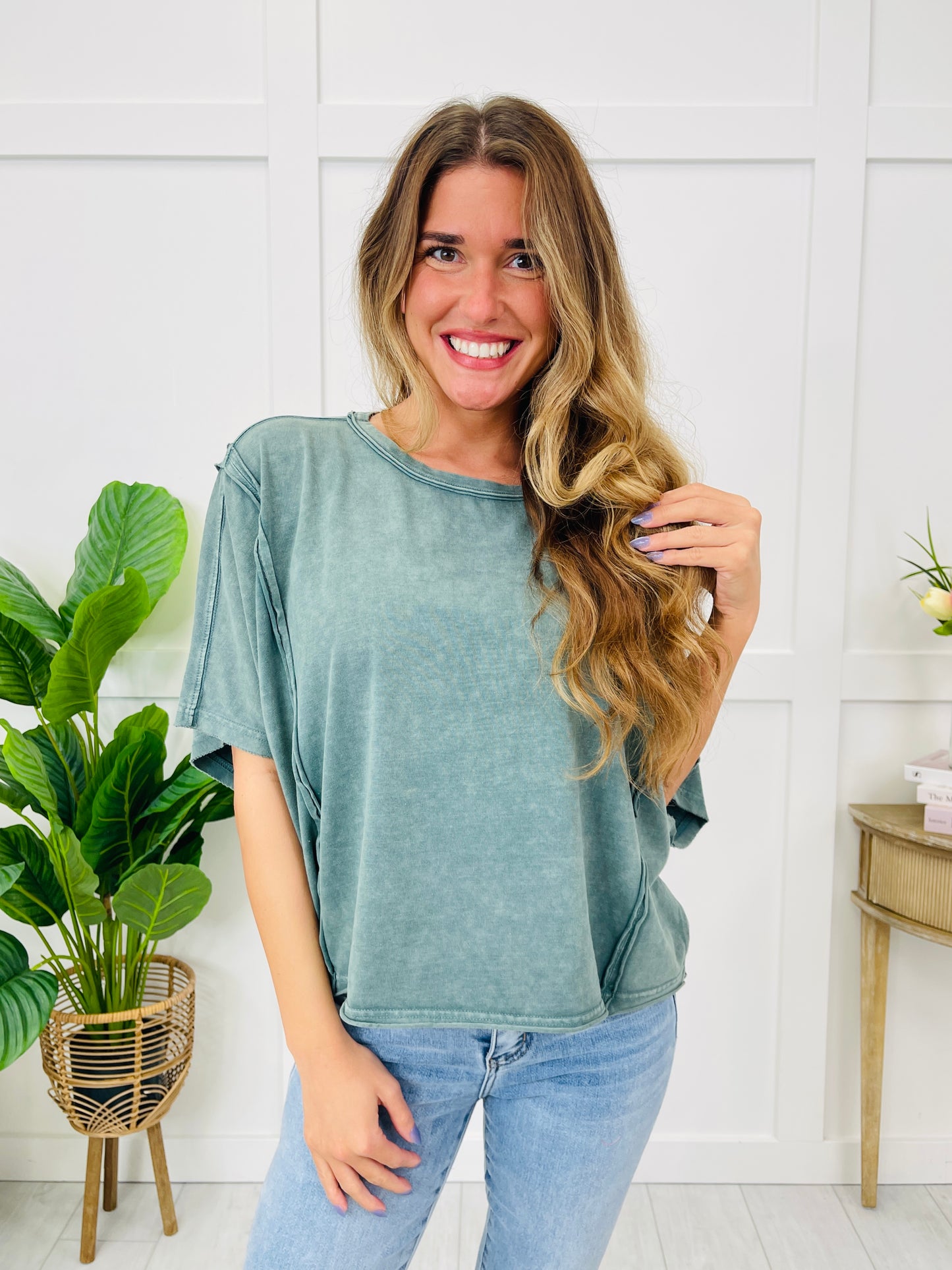 Laid Back Moment Top In Multiple Colors