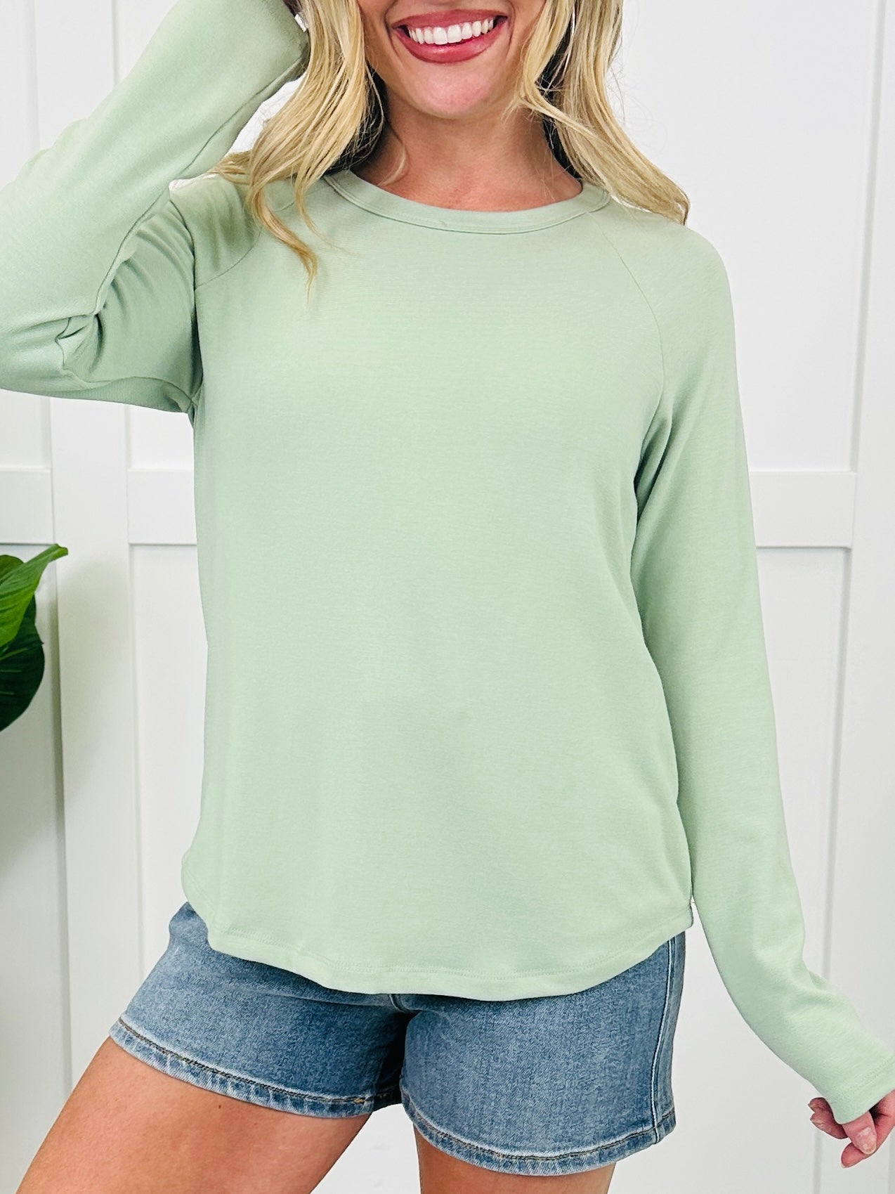 Always On Long Sleeve Top In Multiple Colors