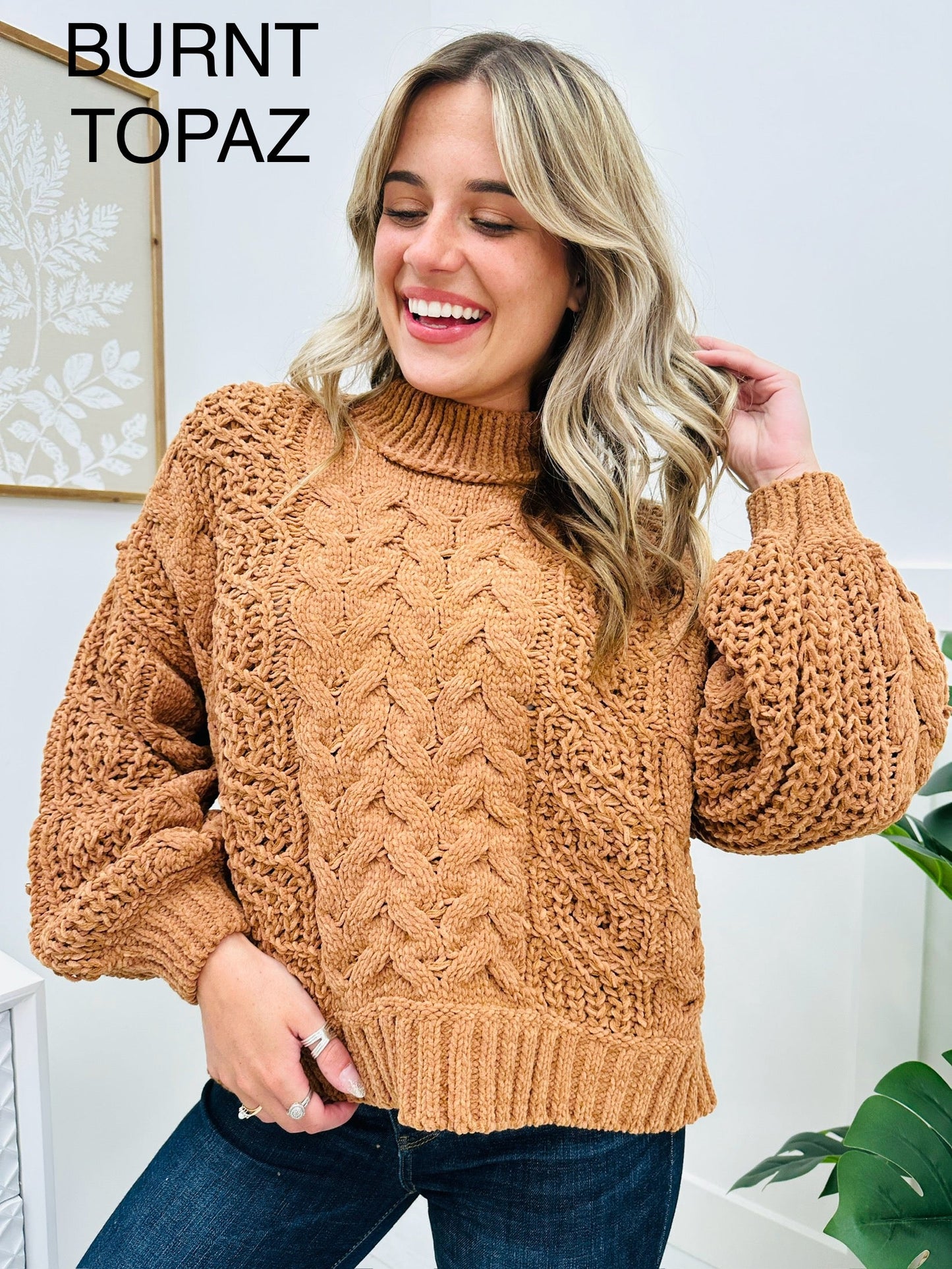 Cozy Elegance Sweater- Multiple Colors!