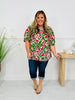 Radiate Sunshine Top in Anna Maria Print
