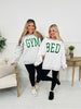 Gym and Bed Reversible Graphic Crewneck Sweatshirt
