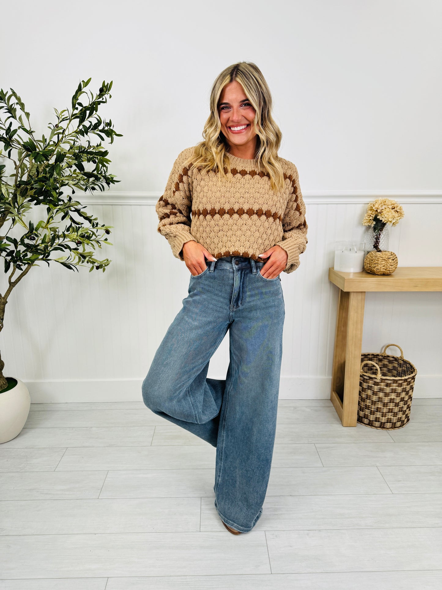 Judy Blue Nothing Compares Palazzo Wide Leg Jeans