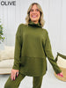 REG/CURVY On The Go Scuba Mock Neck Top--Multiple Colors