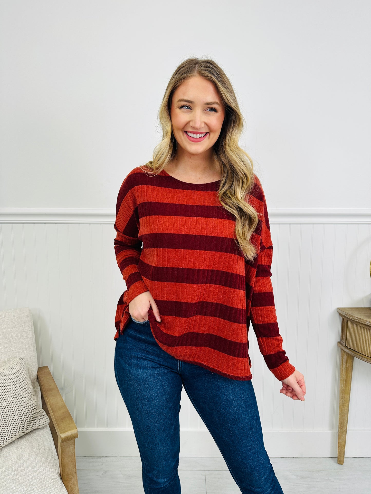 Striped Symphony Sweater
