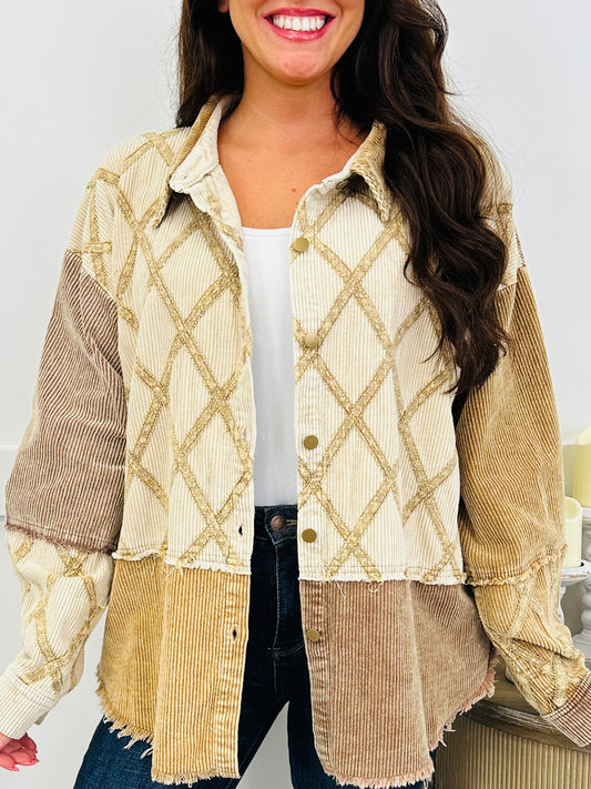 Open Range Jacket In Mustard