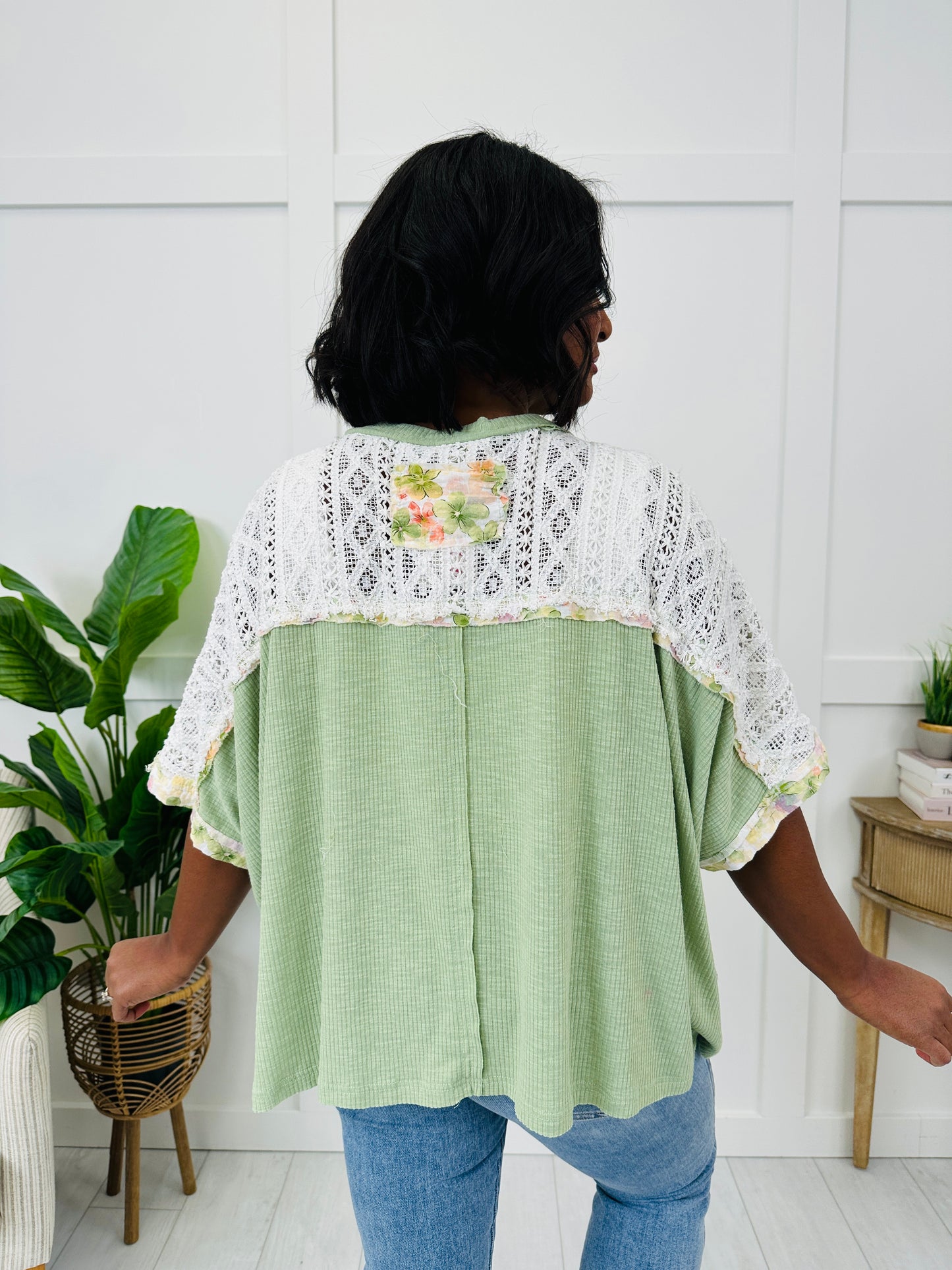 Love the Attention Top In Sage