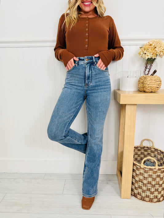 Judy Blue Tried & True Tummy Control Bootcut Jeans In Multiple Inseams