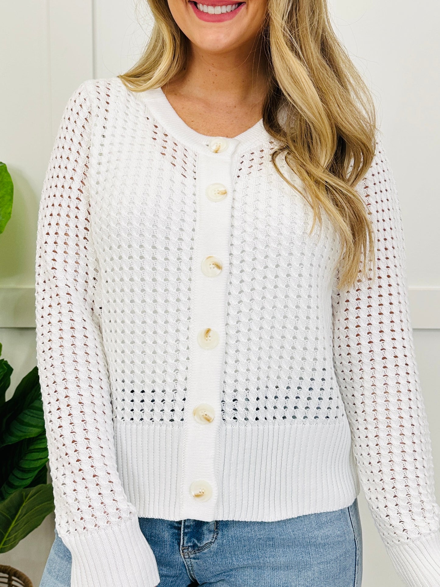 Lost in the Feeling Cardigan In Off White