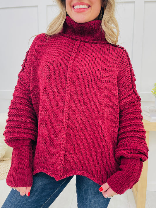 REG/CURVY Cranberry Dreams Sweater