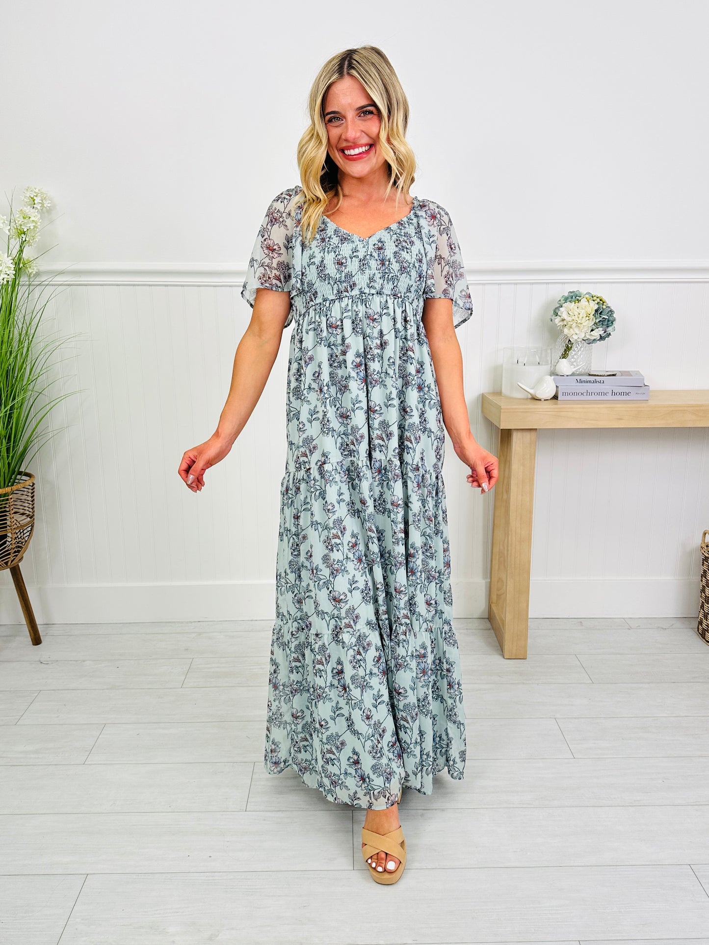 Summer in Bloom Dress in Sardinia Print