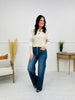 Judy Blue Touch of The Button Column Jeans