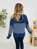 Worth The Stripe Top In Denim