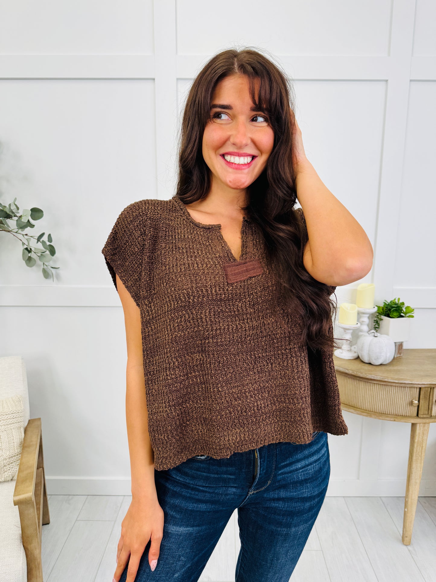 The Effortless Knit Top In Multiple Colors
