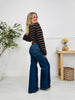 Judy Blue In Your Favor Retro Wide Leg Jeans In Regular And Petite