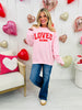 LOVED John 3:16 Graphic Crewneck Sweatshirt in Two Colors