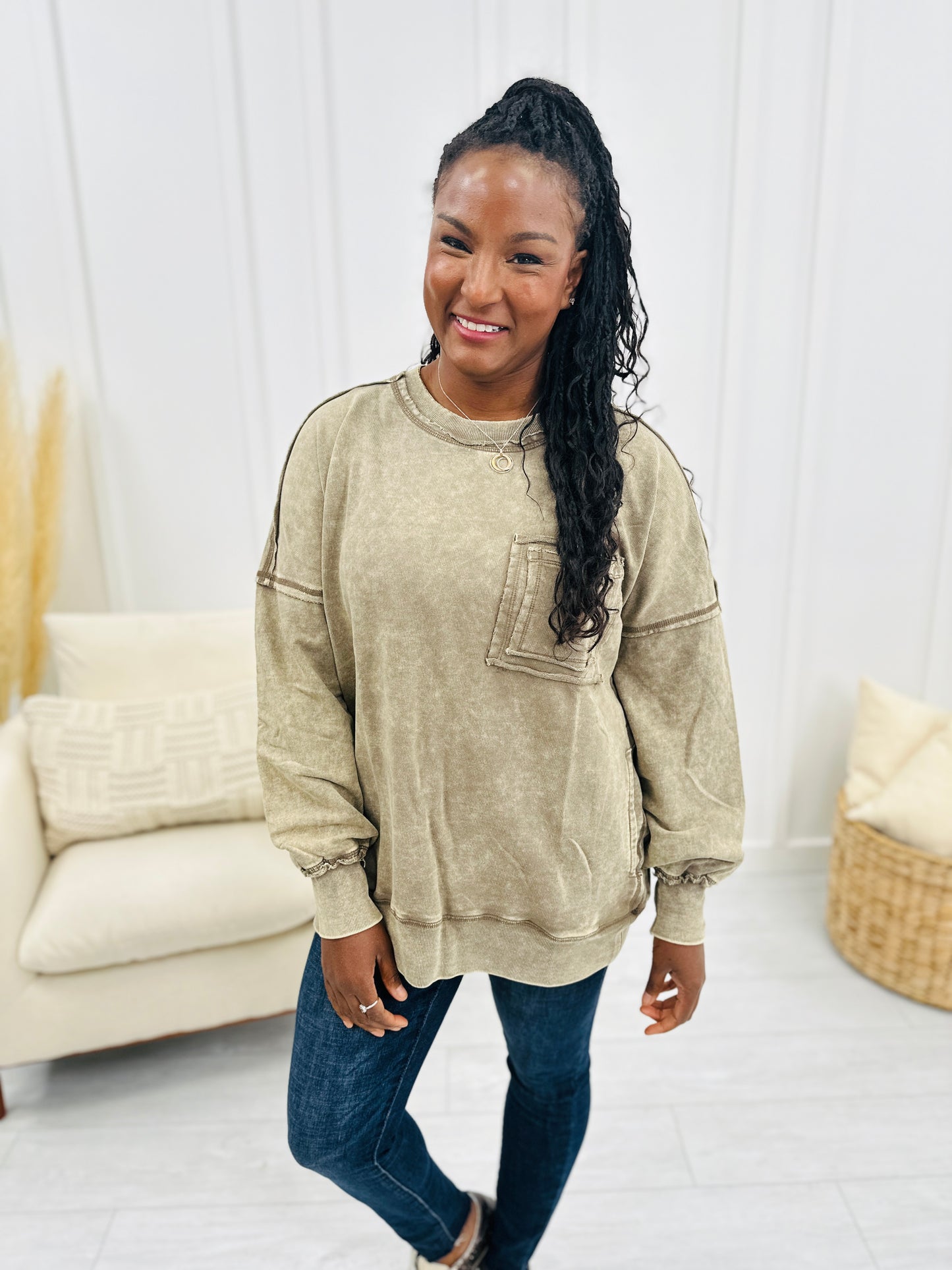 DOORBUSTER! REG/CURVY Everyday Simplicity Pullover- Multiple Colors!