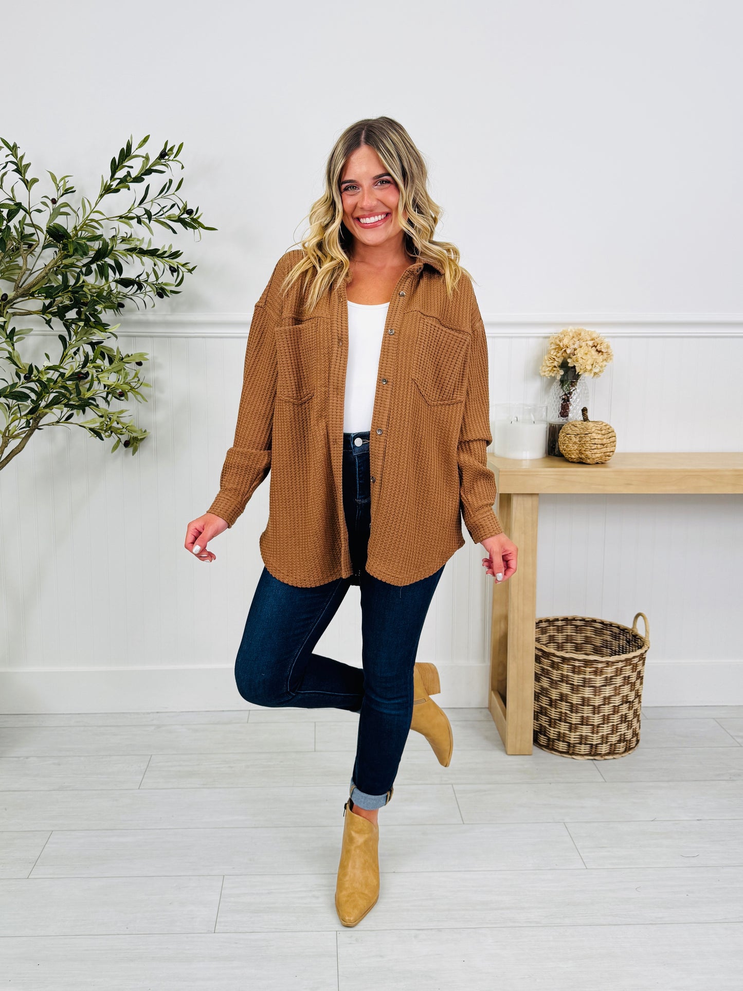 Layer It On Shacket In Multiple Colors