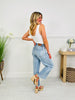 Judy Blue Ankle Ready Ankle Wide Leg Jeans