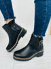 Midnight Rider Booties in Black