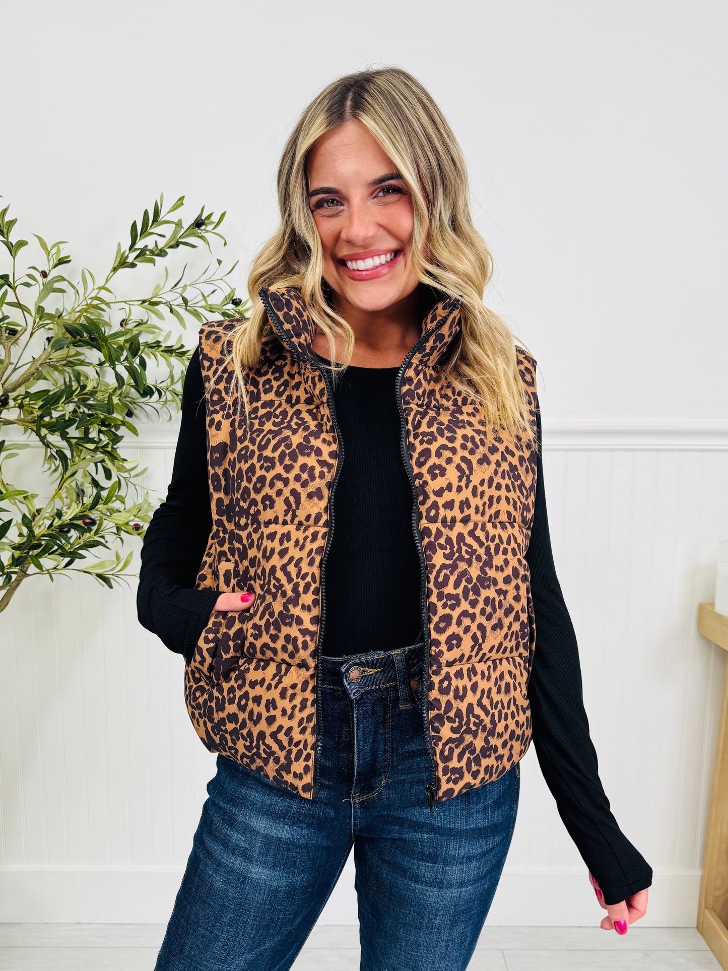 Spotted In Style Puffer Vest
